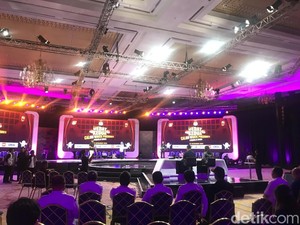 Begini Suasana Gladi Bersih Jelang Debat Cawapres di JCC Besok