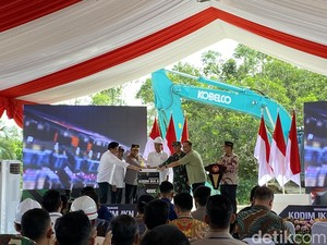 Jokowi Groundbreaking Makodim Tipe A dan Mapolres Khusus di IKN
