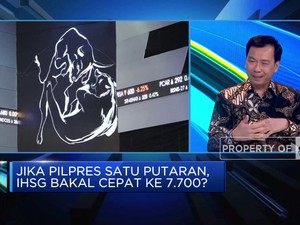 IHSG Bakal Tembus Level 7.700 Asal Pilpres Satu Putaran?