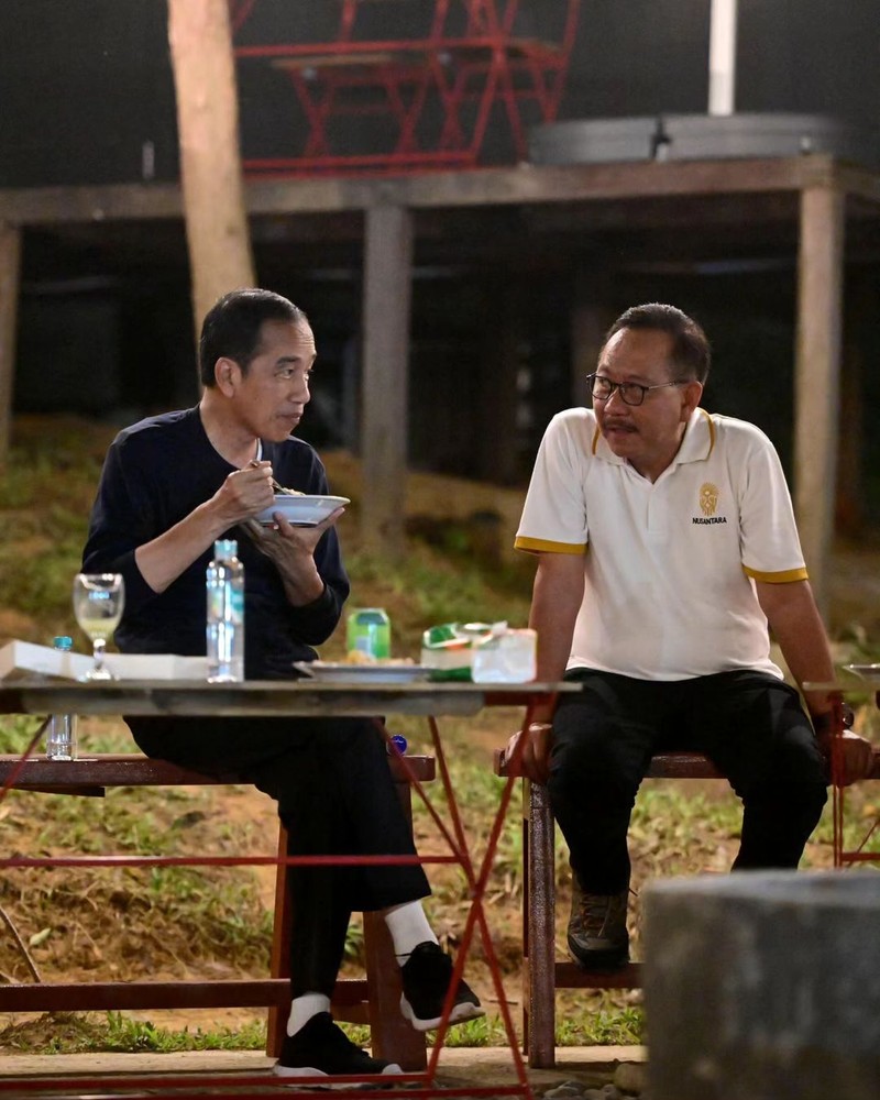 Presiden Jokowi bermalam di IKN (Dok: Biro Pers Sekretariat Presiden)