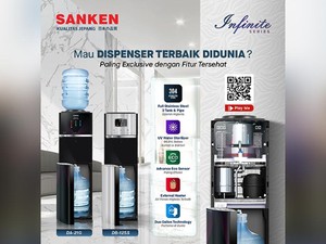 Punya Teknologi Mutakhir, SANKEN Luncurkan Dispenser Infinite Series
