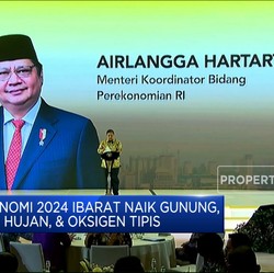 Ekonomi RI 2024 Ibarat Naik Gunung, Airlangga Ajak Koordinasi