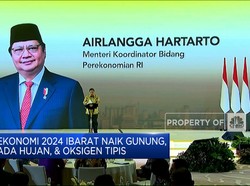 Ekonomi RI 2024 Ibarat Naik Gunung, Airlangga Ajak Koordinasi