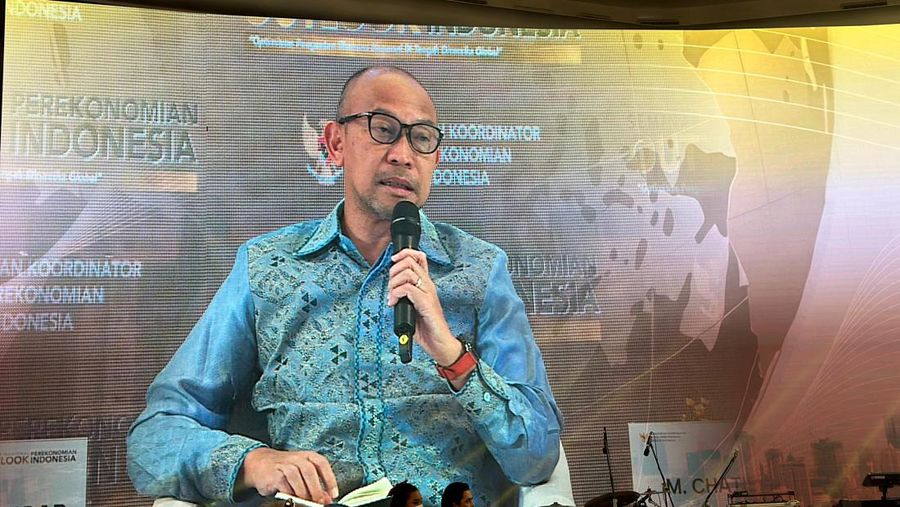 M. Chatib Basri, Ekonom Senior dan Menteri Keuangan era Presiden SBY, dalam Seminar Nasional Perekonomian Outlook Indonesia, di St.Regis, Jumat (22/12/2023). (CNBC Indonesia/Hadijah Alaydrus)
