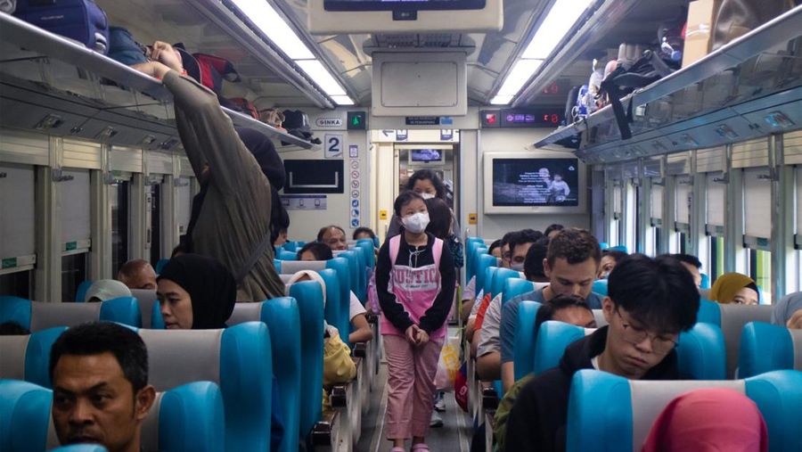 PT Kereta Api Indonesia (Persero) atau KAI mencatat puncak libur Natal 2023 menggunakan kereta api terjadi pada Jumat 22 Desember 2023. (Dok. KAI)