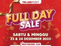 Hari Ini Ada Transmart Full Day Sale, Banjir Diskon 50% + 20%