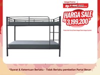 Transmart Jual Tempat Tidur Tingkat Buat Anak Rp 3 Jutaan