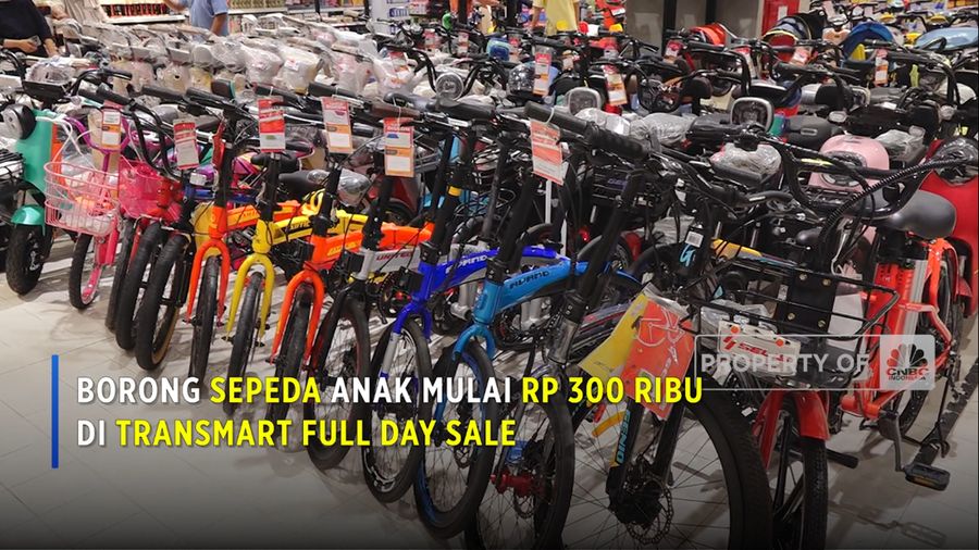 Borong Sepeda Anak Mulai Rp 300 Ribu di Transmart Full Day Sale (CNBC Indonesia TV)