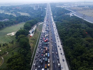 551 Ribu Kendaraan Kembali ke Jabotabek Usai Libur Natal