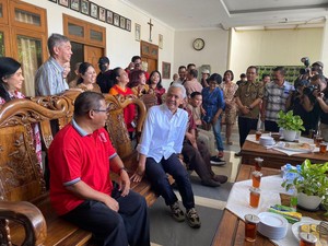 Sambangi Gereja di Solo, Ganjar Bicara Kerukunan Beragama