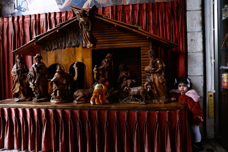 CHRISTMAS-SEASON/BETHLEHEM-MORNING A general view of the Church of the Nativity in Bethlehem on Christmas Eve, in the Israeli-occupied West Bank, December 24, 2023. REUTERS/Yosri Aljamal