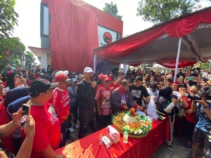 Ganjar Resmikan Posko Pemenangan di Solo, FX Rudy Hadir