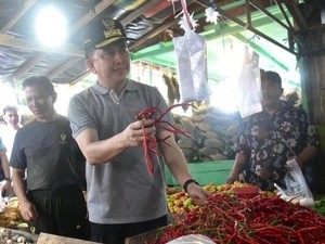 Cek Harga Pangan di Lubuklinggau, Pj Gubernur: Inflasi Terkendali