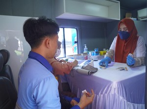 Hindari Kecelakaan, Jasa Raharja-Pertamina Cek Kesehatan Awak Mobil Tangki