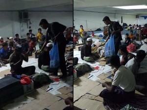 Tuntut Tempat Layak, Rohingya di Balai Meuseraya Aceh Sempat Mogok Makan