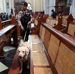 Jelang Misa Malam Natal, Gereja Katedral Disterilisasi