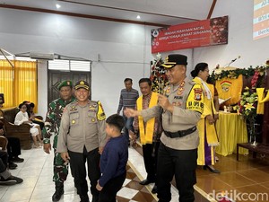 Kapolres Wajo Cek Keamanan Gereja Saat Perayaan Natal, Kerahkan 140 Personel