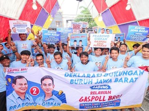 Buruh Jawa Barat Gabung Gaspoll Bro Siap Menangkan Prabowo-Gibran