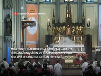 Misa Pontifikal di Katedral Jakarta Berlangsung Khidmat