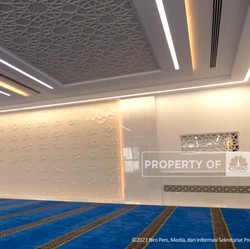 Intip Megahnya Masjid Presiden Joko Widodo