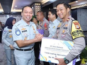 Jasa Raharja Beri Apresiasi untuk 30 Polda & Polres Terbaik Tahun 2023