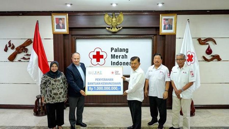 Penyerahan Bantuan untuk Korban Konflik di Gaza
