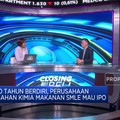 10 Tahun berdiri, Perusahaan Kimia Makanan Ini Mau IPO