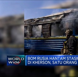 Bom Rusia Hantam Stasiun Kereta Di Kherson, 1 Orang Tewas
