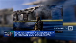 Bom Rusia Hantam Stasiun Kereta Di Kherson, 1 Orang Tewas
