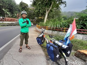 Cerita Cak Irul Kayuh 1.000 Km Sepedanya Susuri Jalur Daendels
