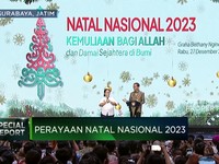 Video: Hadiri Puncak Natal Nasional, Jokowi Bagi-Bagi Sepeda