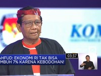 Mahfud: Ekonomi RI Tak Bisa Tumbuh 7% Karena Kebodohan!