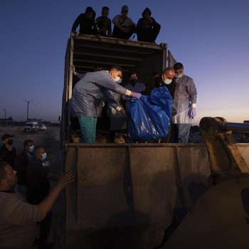 Potret Keji! Israel Kirim 80 Jenazah Warga Palestina