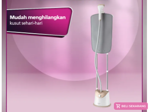 Merapikan Baju Jadi Lebih Cepat Pakai Philips Stand Steamer