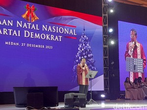 SBY Beri Pesan di Natal Partai Demokrat Melalui Lagu Bryan Adams