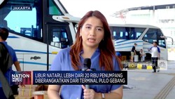 Keberangkatan Mudik Nataru 2023 Dari Terminal Pulo Gebang