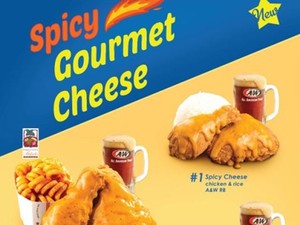 A&W Punya Menu Baru, Cita Rasa Ayam & Burger Berselimut Saus Keju Pedas