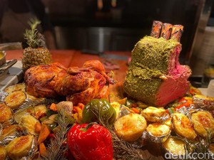 BBQ Komplet AYCE di Semawis, Ada Roast Beef, Udang hingga Tiram