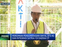 Jokowi Resmikan Operasi BTS 4G BAKTI & Integrasi Satria-1 3T