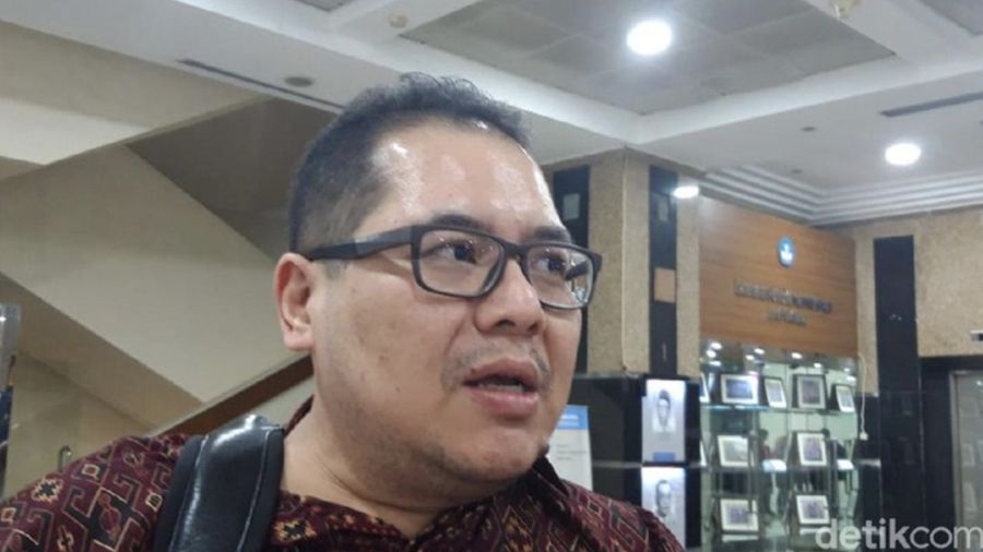 Juru Bicara Timnas Anies Muhaimin Iskandar (Cak Imin) atau AMIN, Indra Charismiadji. (Rahel/detikcom)