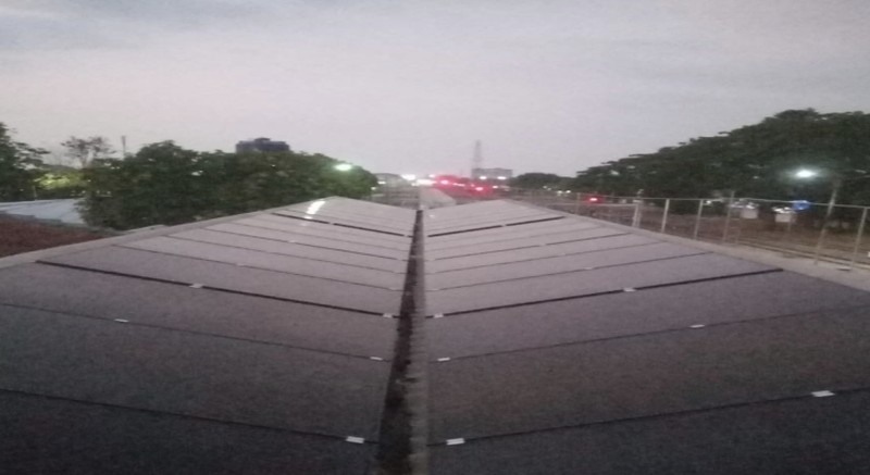 KAI pasang PLTS di gedung QC. (Dok. KAI)
