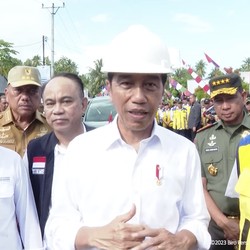 Jokowi Cek Jalan Talaud: Perbaikan Sejak 2015, Bujet Rp1,3 T
