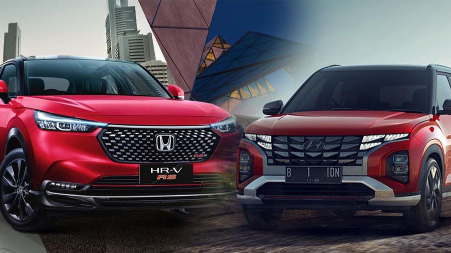 Kolase Honda HRV dan Hyundai Creta. (Dok. Honda dan Hyundai)