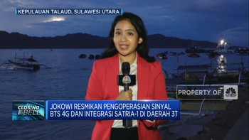 Pemerataan Akses Internet, Jokowi Resmikan BTS 4G Di Talaud