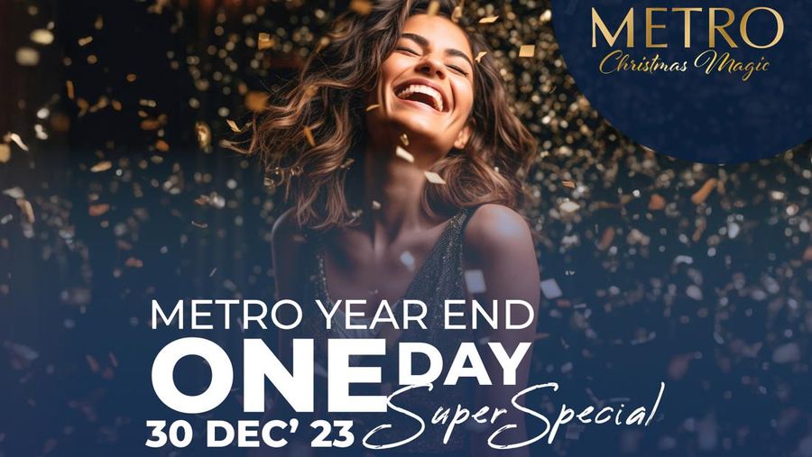 Promo diskon Metro Year End One Day Super Special. (Dok. Metro)
