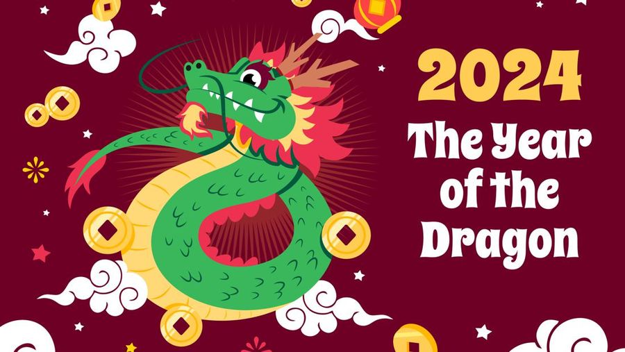 Tahun naga 2024. (Dok. Freepik)