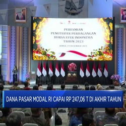 Video: Dana Pasar Modal RI Capai Rp247,06 T di Akhir Tahun