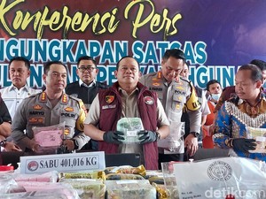 Satgas Polri Ungkap 11 Kasus Narkoba Menonjol Sejak September 2023