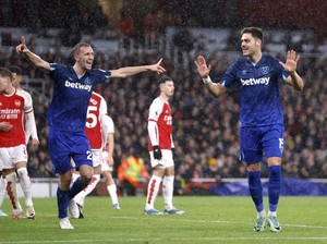 West Ham Menang Atas Arsenal 2 Gol Tanpa Balas