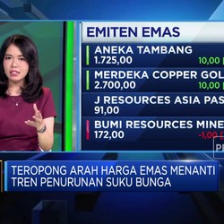 Teropong Harga Saham Emiten Emas 2024, Seberapa Menarik?